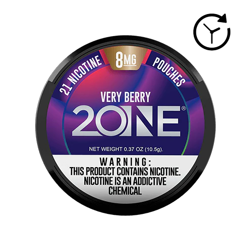 2ONE Nicotine Pouches - Very Berry