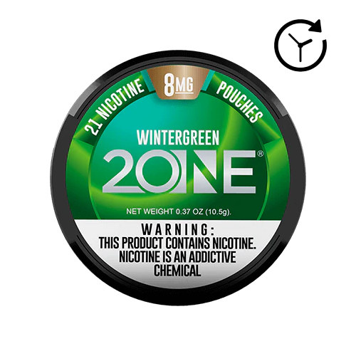 2ONE Nicotine Pouches - Wintergreen