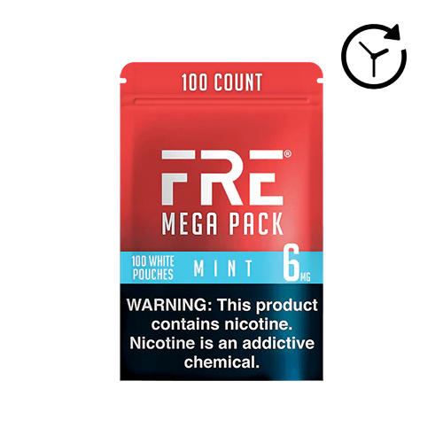 FRE Nicotine Pouches - Mint (Mega Pack)