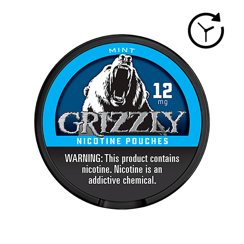 Grizzly Nicotine Pouches - Mint