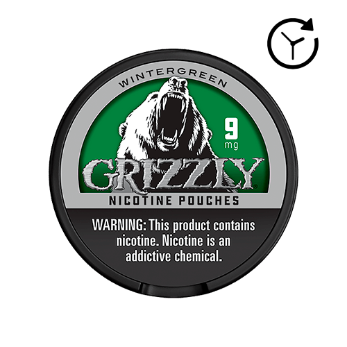 Grizzly Nicotine Pouches - Wintergreen