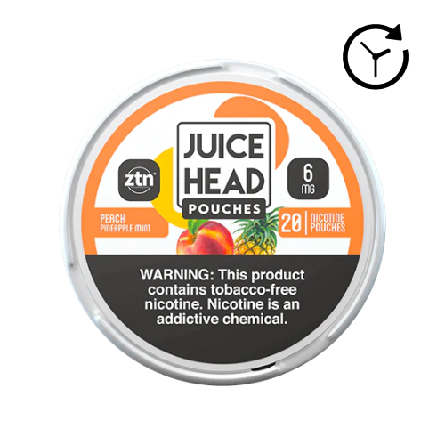 Juice Head Nicotine Pouches - Peach Pineapple Mint