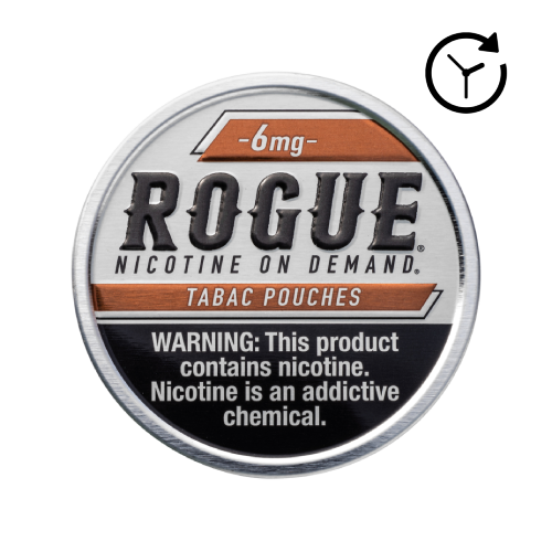 Rogue Nicotine Pouches - Tabac