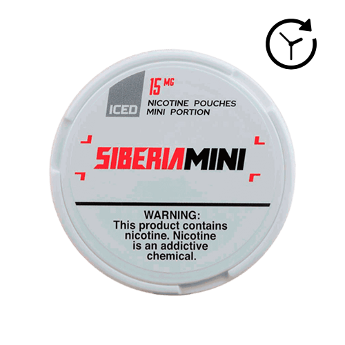 Siberia Mini Nicotine Pouches - All White (Mint)