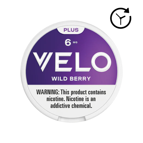 Velo Plus Nicotine Pouches - Wild Berry