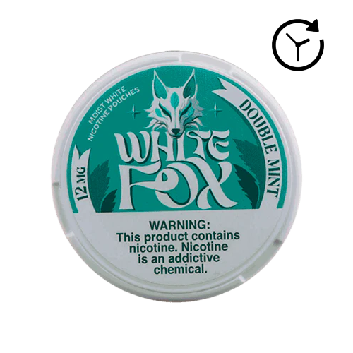 White Fox Nicotine Pouches - Double Mint
