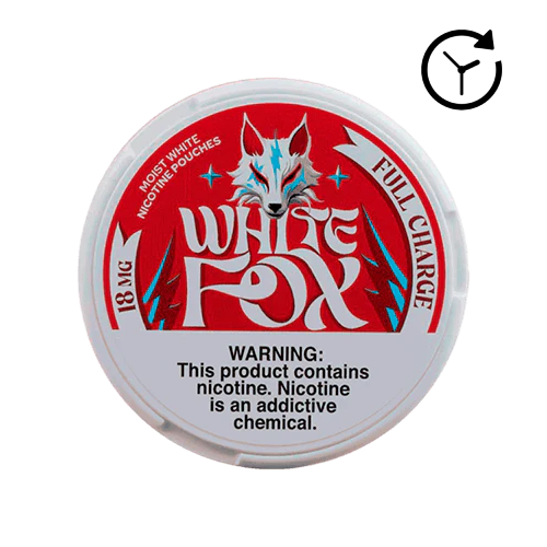 White Fox Nicotine Pouches - Full Charge Mint