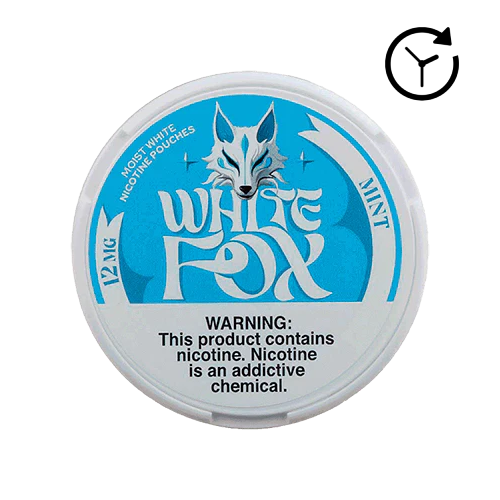 White Fox Nicotine Pouches - Mint Slim