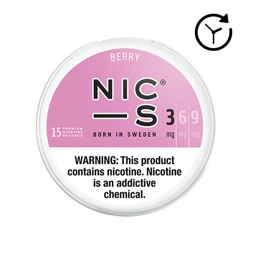 NIC-S Nicotine Pouches - Berry