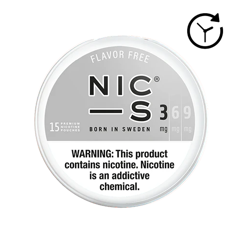 NIC-S Nicotine Pouches - Flavor Free (Unflavored)