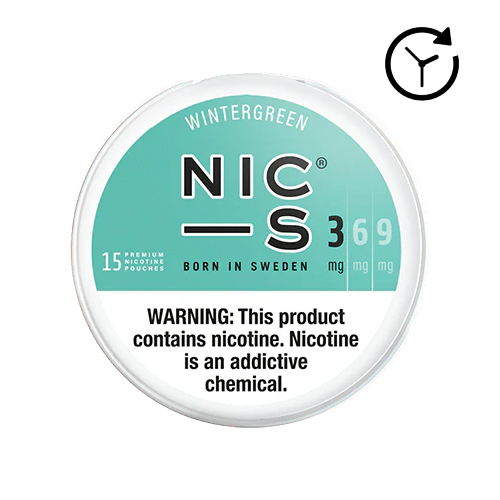 NIC-S Nicotine Pouches - Wintergreen