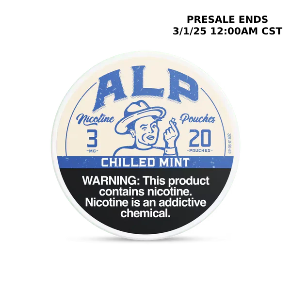 ALP Nicotine Pouches - Chilled Mint (PRE-SALE)