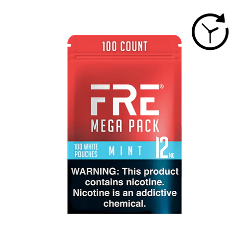 FRE Nicotine Pouches - Mint (Mega Pack)