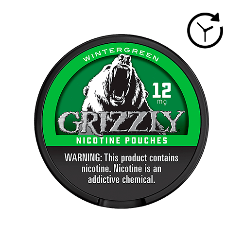 Grizzly Nicotine Pouches - Wintergreen