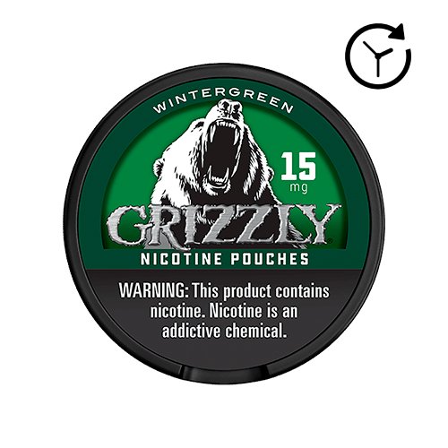 Grizzly Nicotine Pouches - Wintergreen