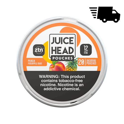 Juice Head Nicotine Pouches - Peach Pineapple Mint