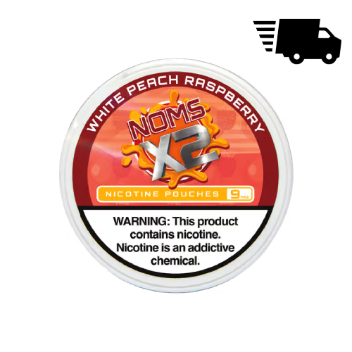 NOMS Nicotine Pouches - White Peach Raspberry