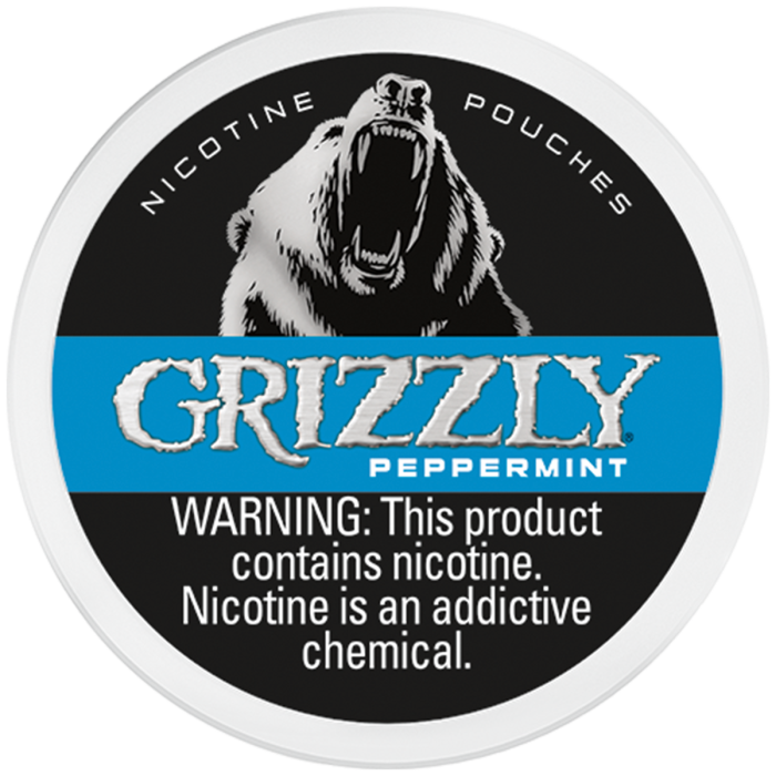 Grizzly Nicotine Pouches - Peppermint