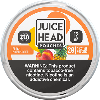 Juice Head Nicotine Pouches - Peach Pineapple Mint