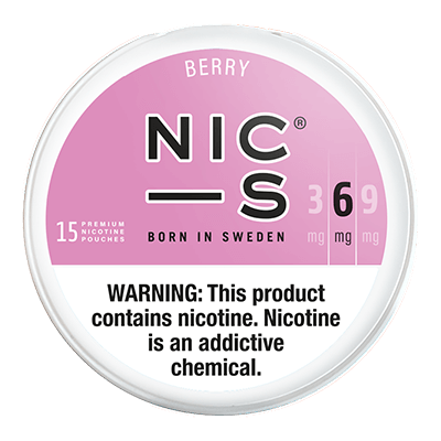 NIC-S Nicotine Pouches - Berry