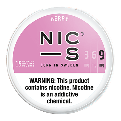 NIC-S Nicotine Pouches - Berry