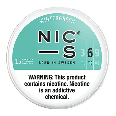 NIC-S Nicotine Pouches - Wintergreen