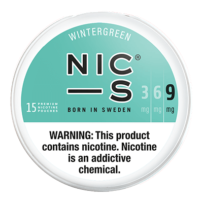 NIC-S Nicotine Pouches - Wintergreen