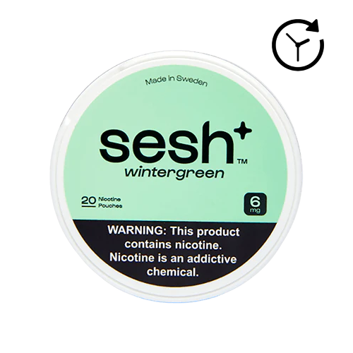 Sesh+ Nicotine Pouches - Wintergreen