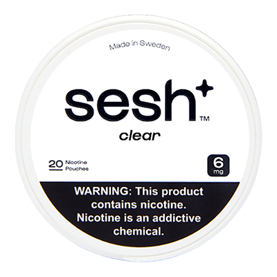 Sesh+ Nicotine Pouches - Clear (Unflavored)