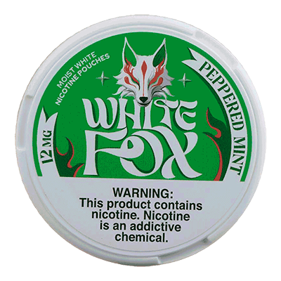 White Fox Nicotine Pouches - Peppered Mint